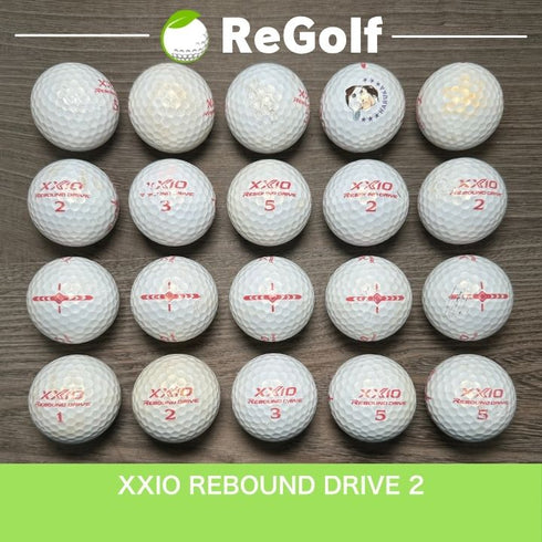 【中古】 【送料無料】 ロストボール XXIO ゼクシオ リバウンドドライブ プレミアムピンク 20球 ぉ試ランク ゴルフボール リゴルフ